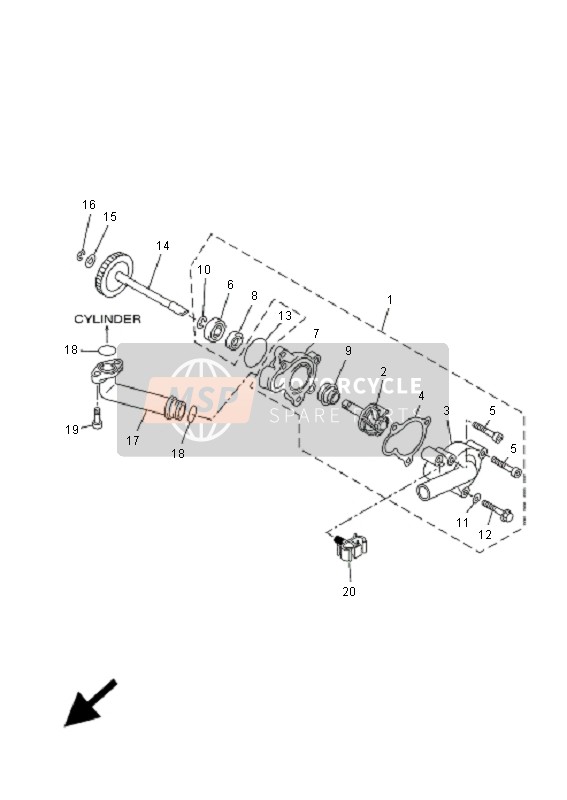 9321015X0300, O-RING, Yamaha, 2